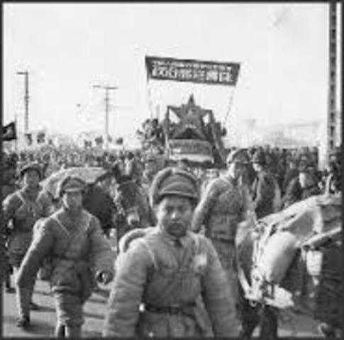 chiniese communist take control of china