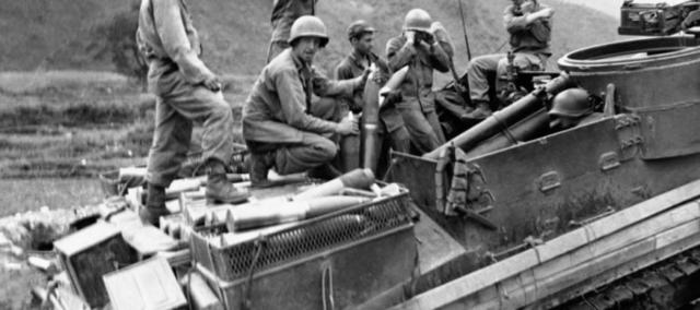 U.S. and other U.N. members fight North Korean forces.