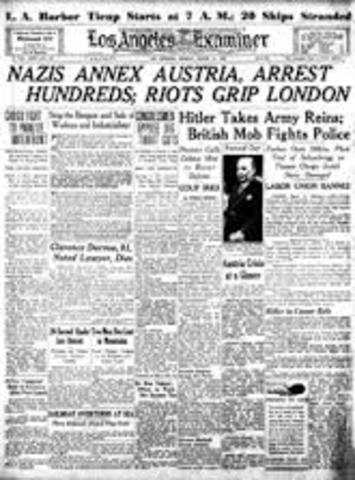 Hitler Annexes Austria