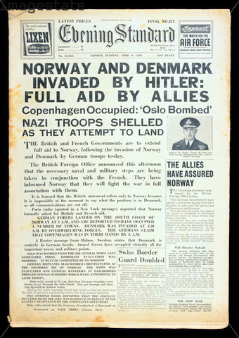 Blitzkreig Against Denmark and Norway