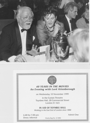 An evening with Lord Attenborough at Toynbee Hall
