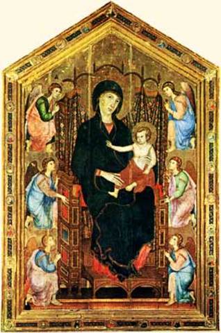 Rucellai Madonna by Duccio di Buoninsegna, Italian