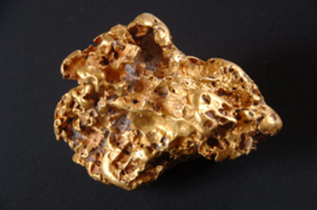 James McBrien discovers traces of gold