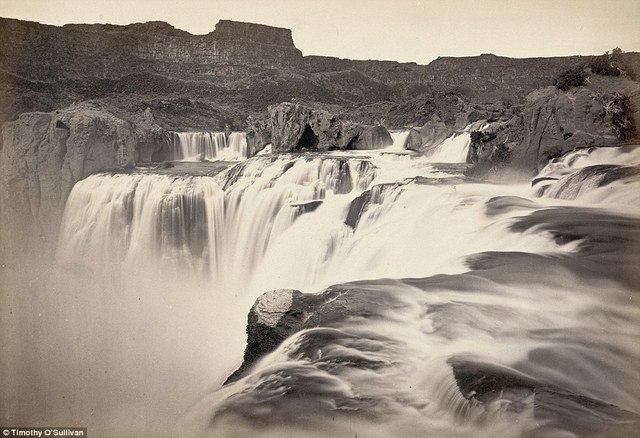 Shoshone Falls, Snake River, Idaho by Timothy O’Sullivan (photograph)