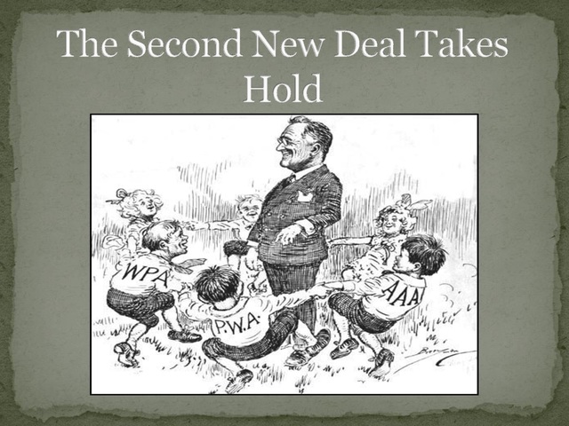 Roosevelt' second phase of New Deal