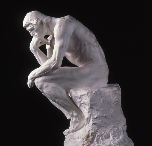 The Thinker by Auguste Rodin (sculpture)