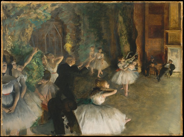 The Rehearsal of the Ballet Onstage by Edgar Degas (painting)
