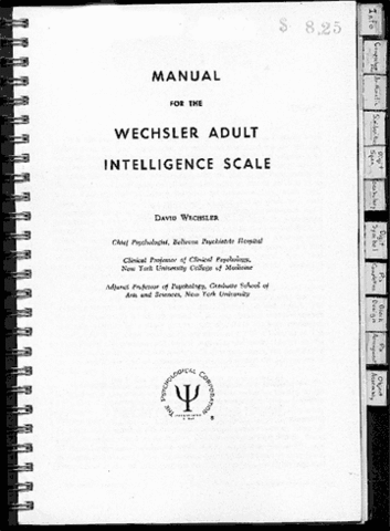 Adult Intelligence Scale