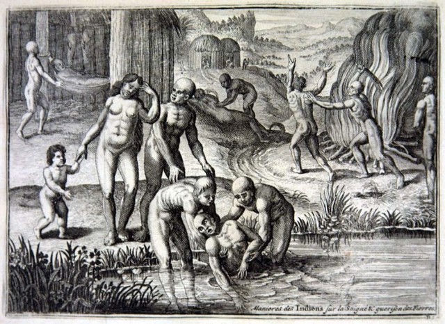 The plague devestated Central Europe.