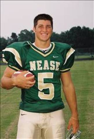 Tebow's Senior year in high school
