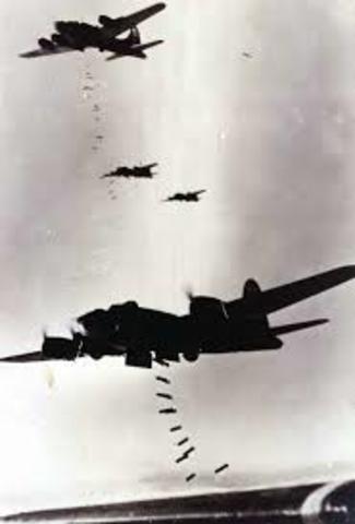 Americans begin bombing Germany