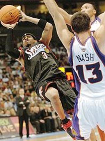 Rookie of the year,averaging 23.5 points including a 50 point game against Cleavland