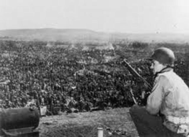 German forces in the Ruhr surrender