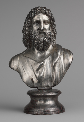 Silver Bust of Sarapis