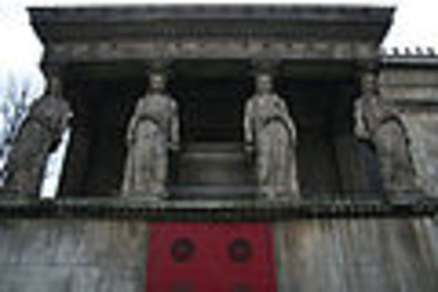 17)	Caryatids: St. Pancras New Church, London: by John Charles Felix Rossi.