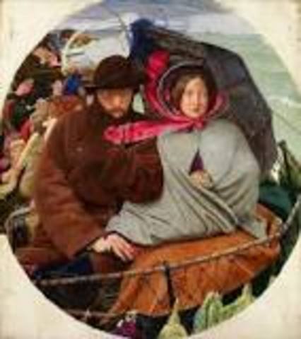 Ford Madox Brown's "The Last of England"