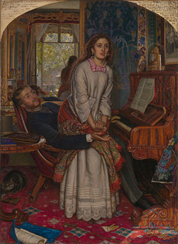 William Holman Hunt's "The Awakening Conscience"