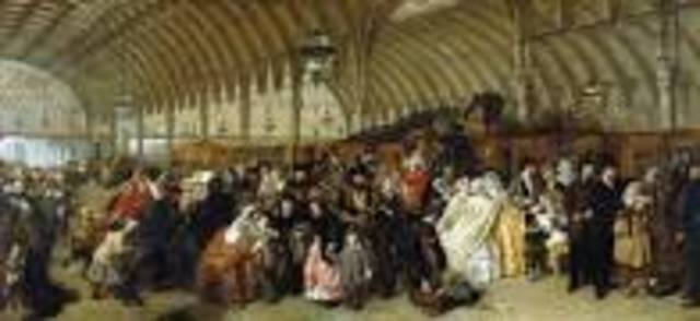 William Powell Frith's "The Railway Station"