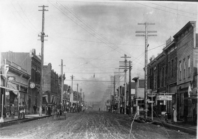 First Telephone Pole