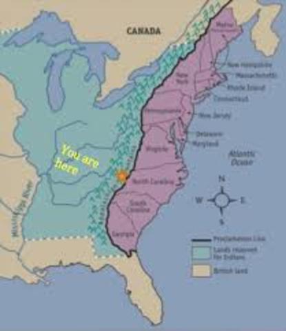 Proclaimation Line of 1763
