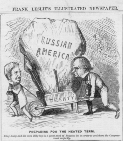 US Purchases Alaska from Russia