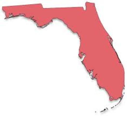 Florida Becomes a U.S. State
