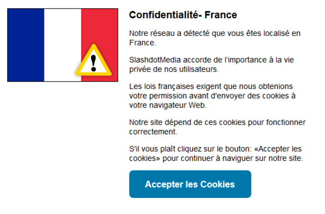 Transposition des directives sur les cookies aux lois françaises