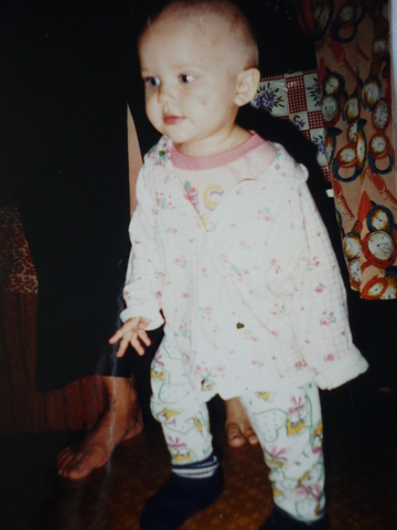 Впервые я сделала свой первый шаг