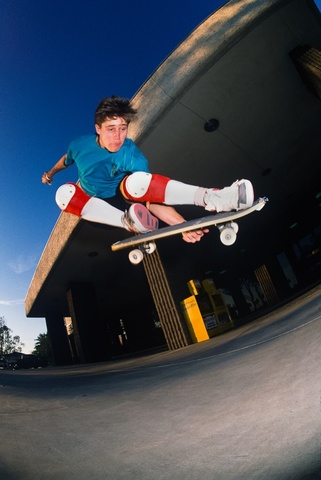 Street skateboarding started