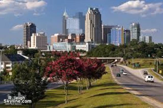 Moved to Raleigh, NC.