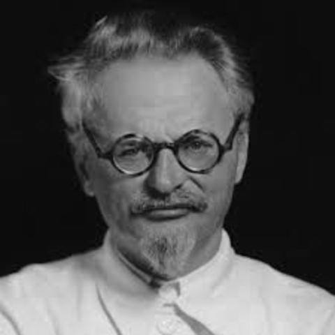 Trotsky into exile