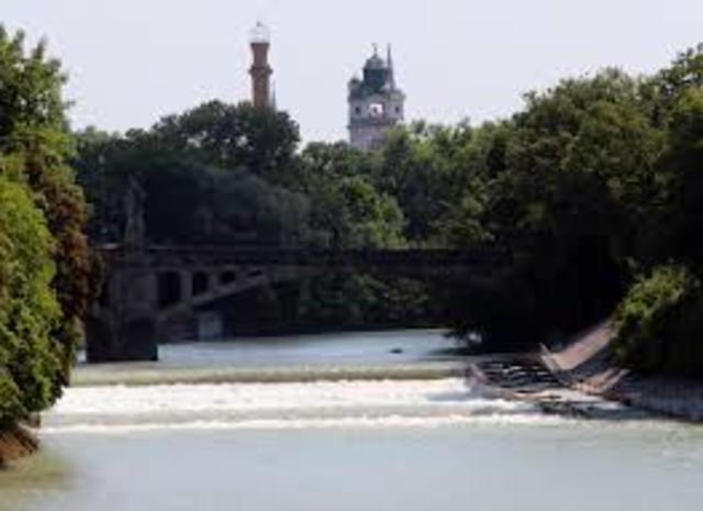 Er wachte auf der Isar