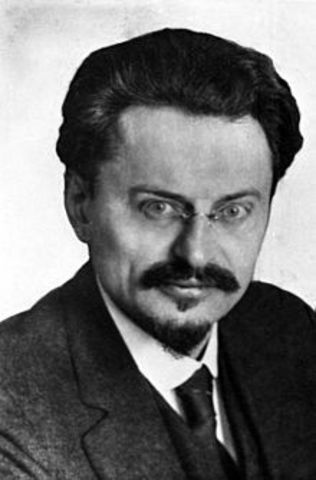 Trotsky into exile