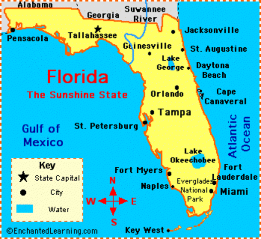 Florida becomes a United State