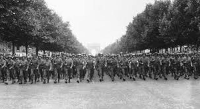 Germans went to Paris