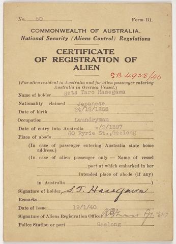 Alien Registration Act