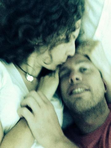 The first time we hold eachother in real life <3