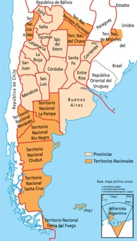 Territorios nacionales