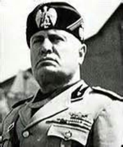 Benito Mussolini becomes the dictator of Italy