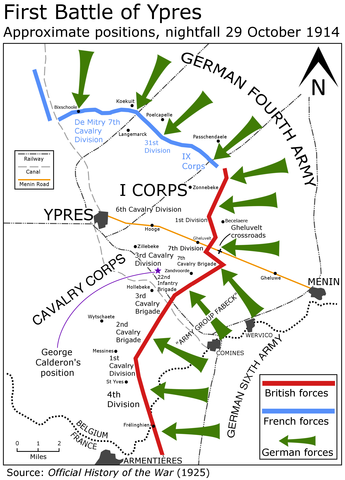 The First Battle of Ypres