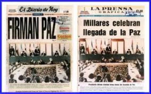 Firma de Acuerdos de Paz