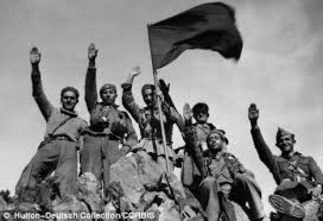 Spanish Civil war ends