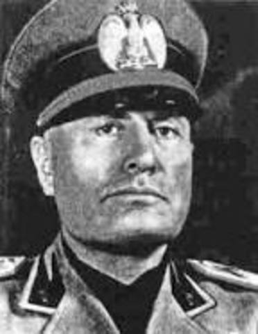 Benito Mussolini is name by the as King prime minister of the Italy