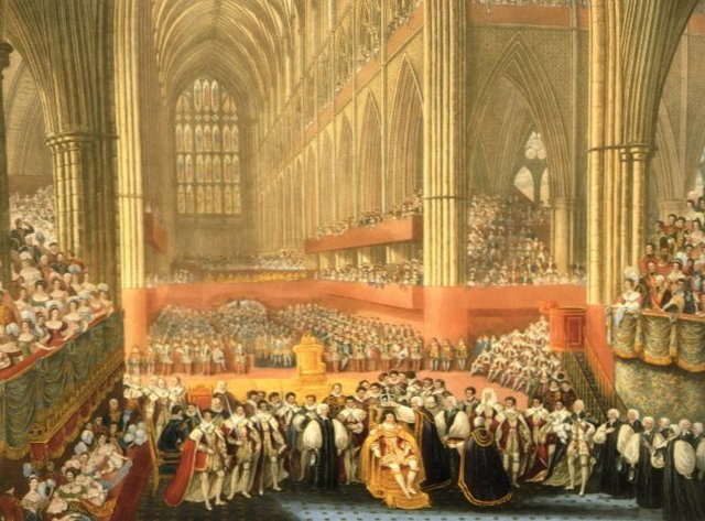 George IV crowned king.