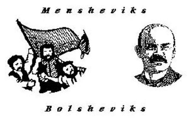 Division of Marxists into two groups