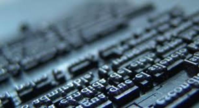 el primer sistema de impresion