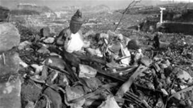 Nagasaki Bombed with Atomic Bomb