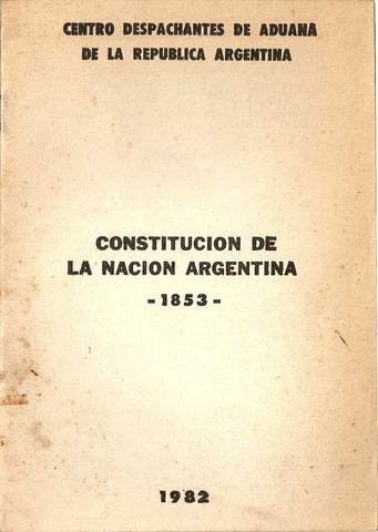 Sanción de la Constitución de la Nación Argentina