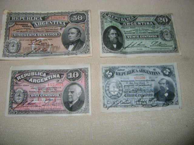 Primeros billetes.