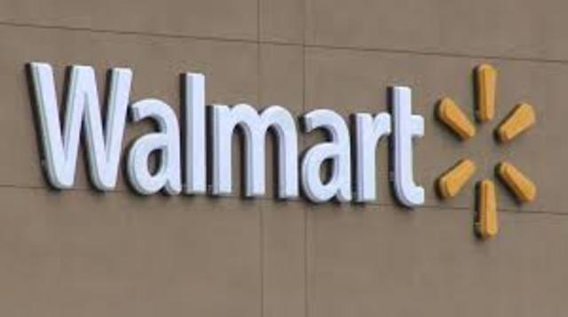 Got part time job at Walmart